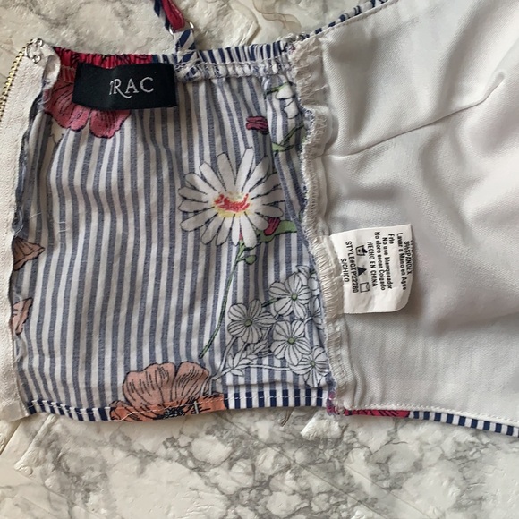 Floral Spaghetti Bralette Top Front Knot - Picture 6 of 10